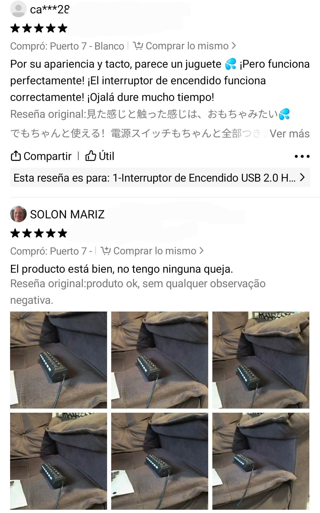 Hub USB de 7 Puertos