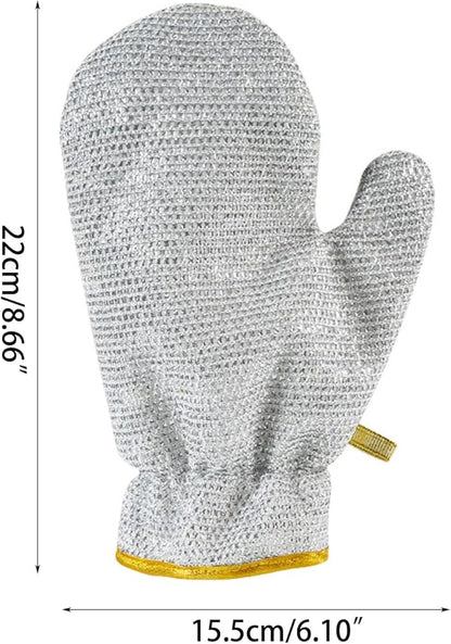 (3 pack) Guantes multiusos con fibra metálica – ¡Limpian hasta lo imposible!