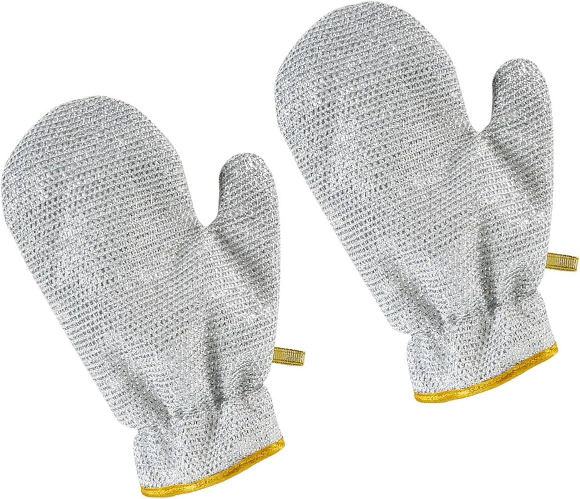 (3 pack) Guantes multiusos con fibra metálica – ¡Limpian hasta lo imposible!