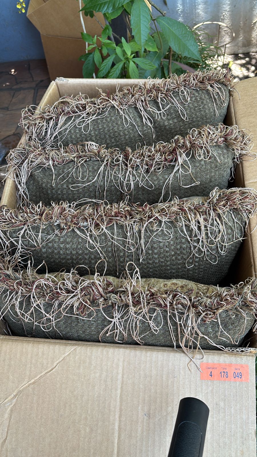 Set 4 cojines para muebles