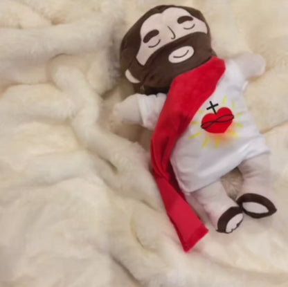 Peluche De Jesús Relajante con Respiración y Sonido