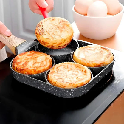 Sartén 4 en 1 Antiadherente 🍳 – Desayunos rápidos y sin desorden