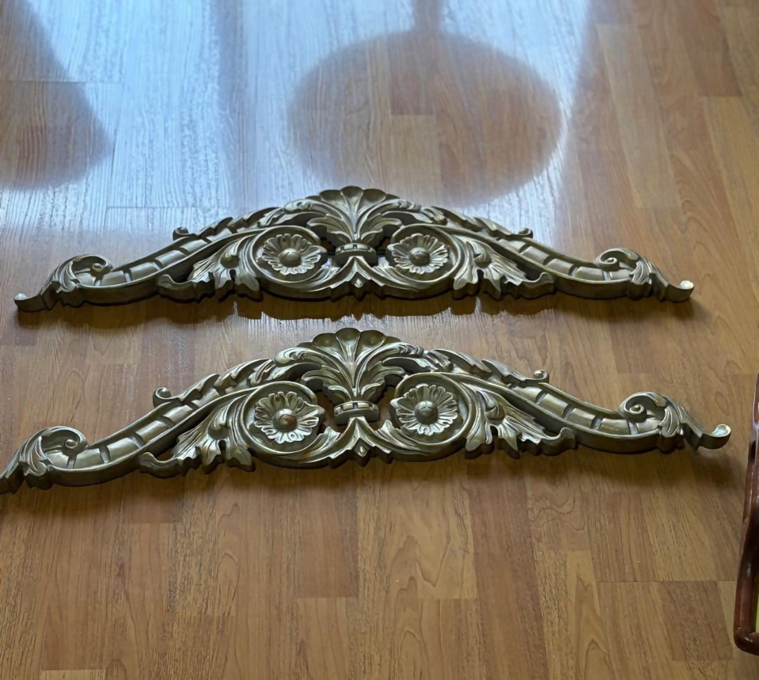 Set de dos clochos de madera